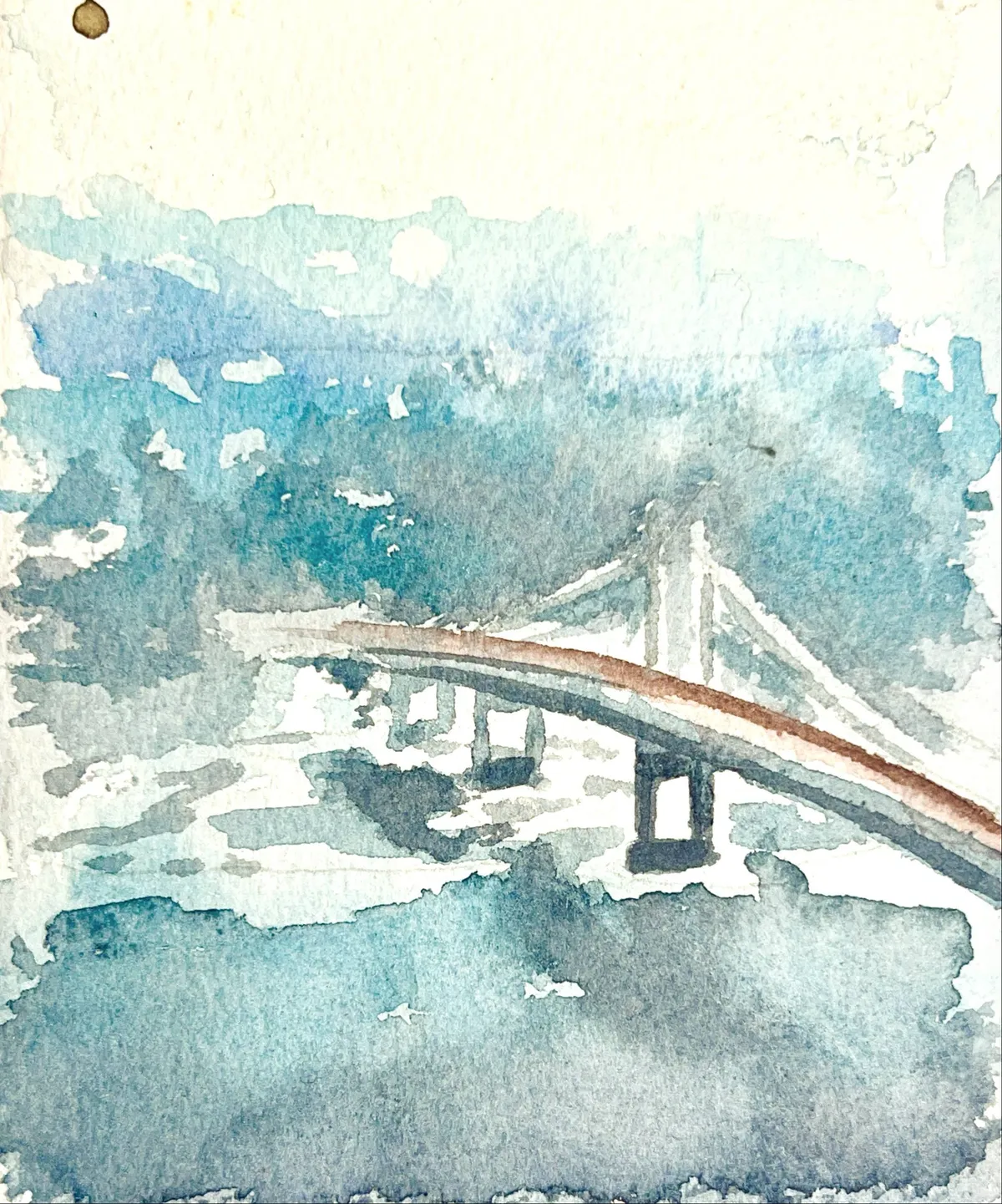 Etüde — Aquarell