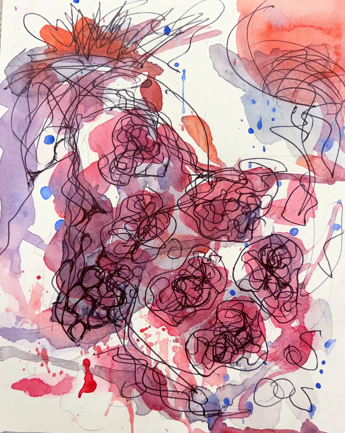Granatæble øko 3 — Mischtechnik
